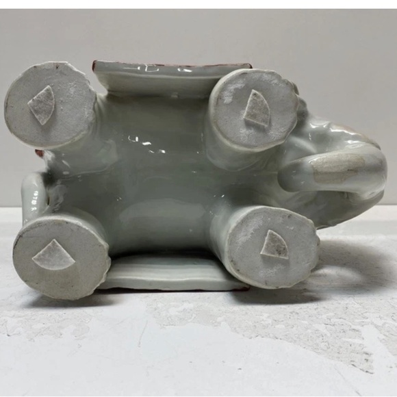 Antique Edo/Meiji Period 18/19c Japanese Porcelain Elephant Kakiemon Style - Picture 7 of 14